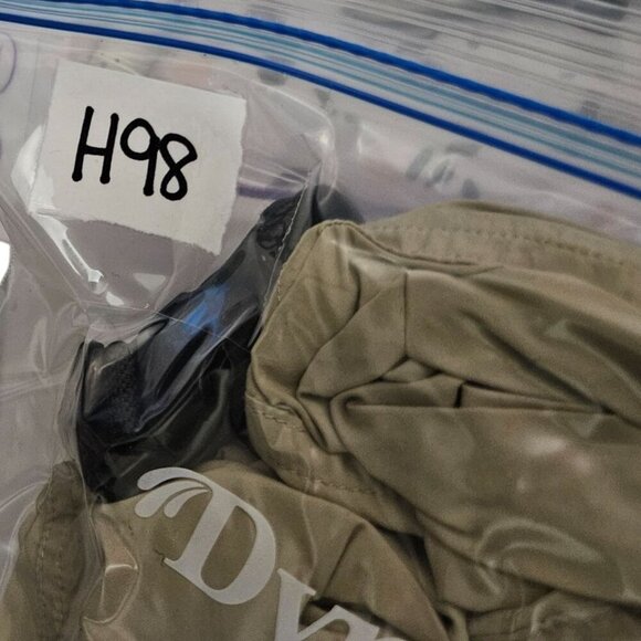 Cabelas Guidewear Beige Nylon Cargo‎ Pants 3X 30L Adjustable Belt Pockets Gorp - Picture 11 of 11